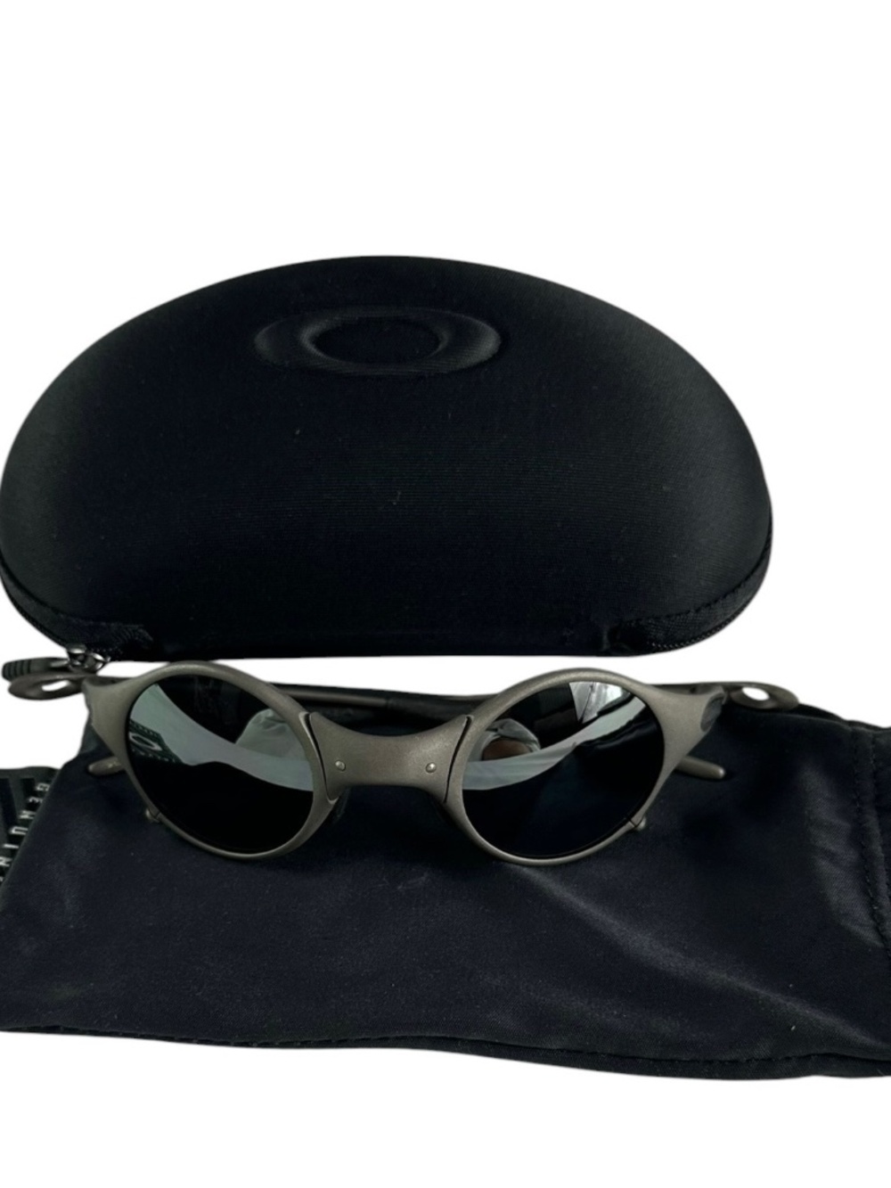 Rare Vintage OAKLEY Mars X Metal Silver Black Iridium Sunglasses Unisex